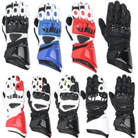 Two-X Gp Pro motocicleta cuero largo moto carreras deportes protección pantalla táctil guantes para hombres