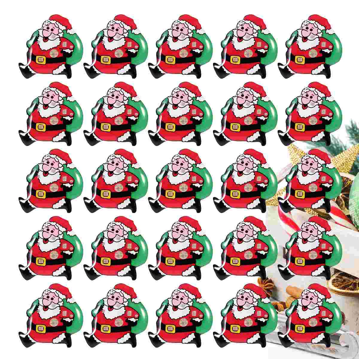 

50 Pcs Christmas Brooch The Gift Flash LED Glowing Badges Jewelry Corsage Child Sto