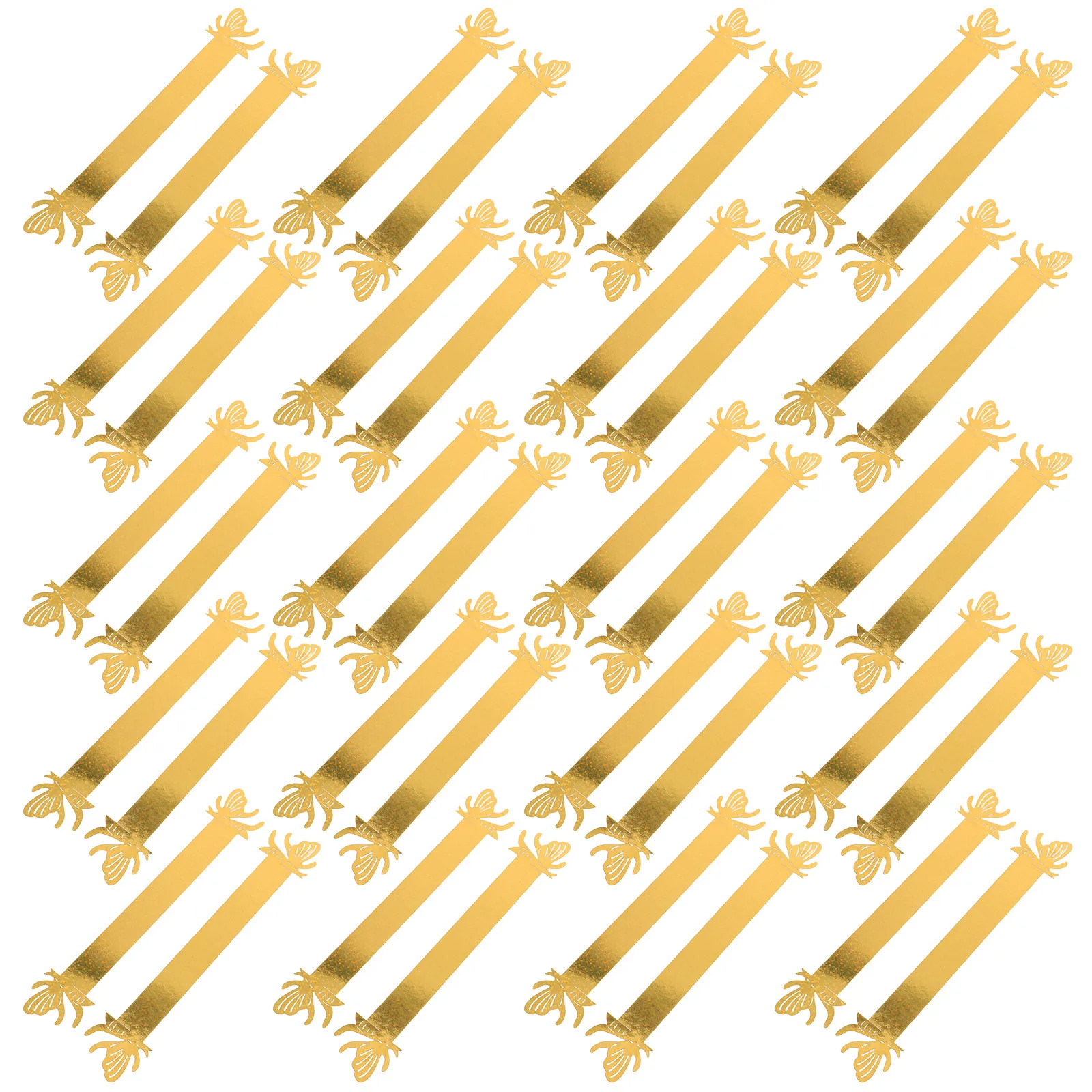 50Pcs Flashing Bee Napkin Rings High-Gloss Decorative Napkin Holder for Cloth Napkins Party Table Setting Summer Holiday Dinner