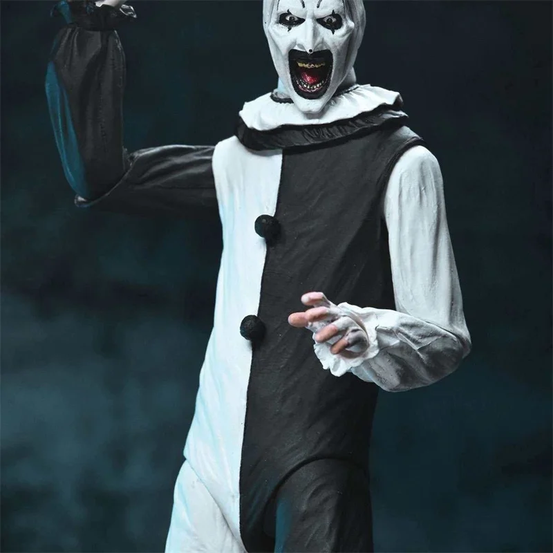 Neue NECA Art The Clown Figur, Damien Leones Terrifier Actionfigur, Modellspielzeug mit Beweglichen Gelenken, Neujahrs-Geschenk – Detail 7