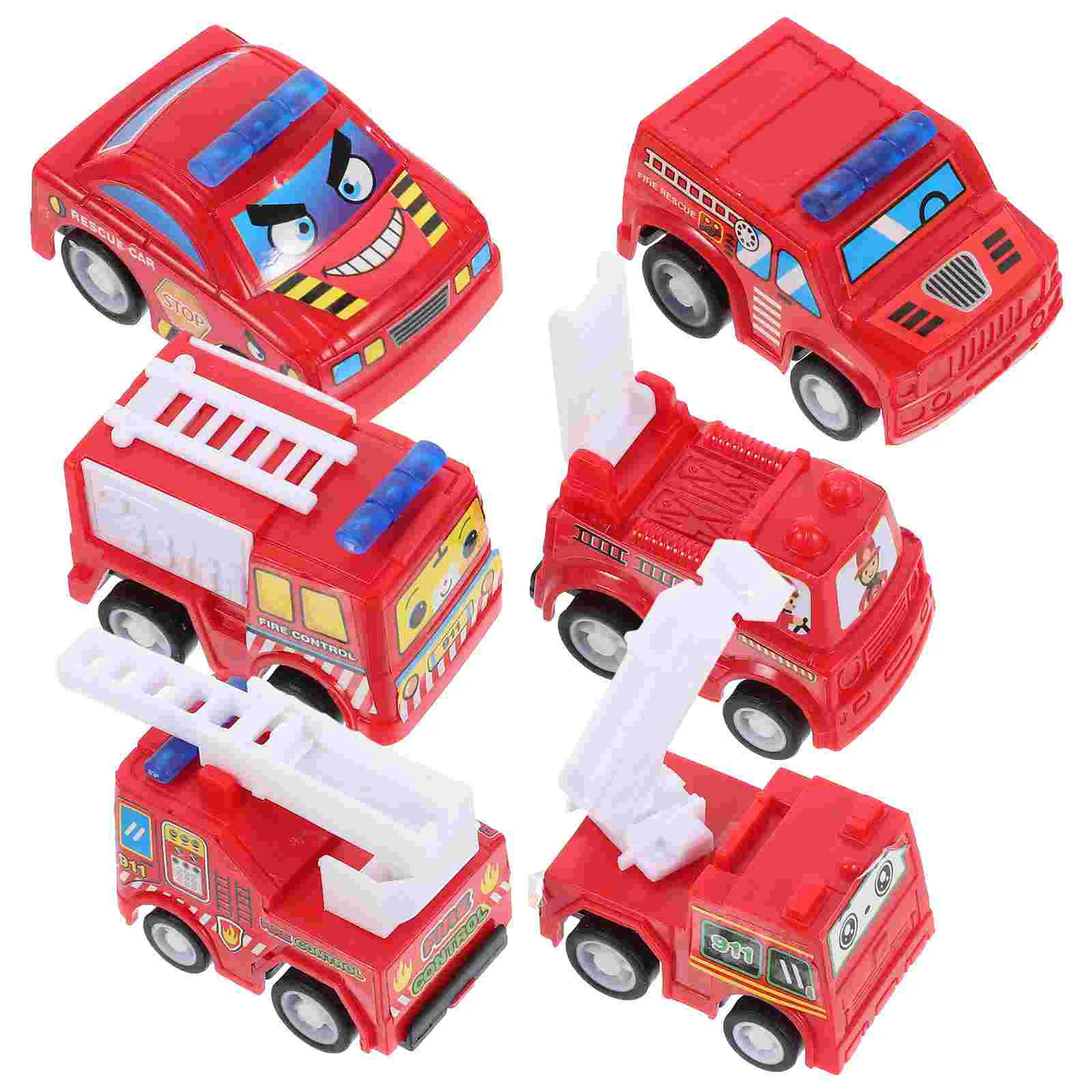 Mini Engineering Vehicle Inertial Car Toy Childrens Toys Pull-back Miniature Model Boys