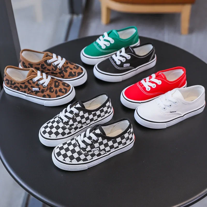Kid Casual Summer New Boy Canvas Shoe Girl Sports Shoe Fashion Board Students Small White Kid Shoe Zapatillas