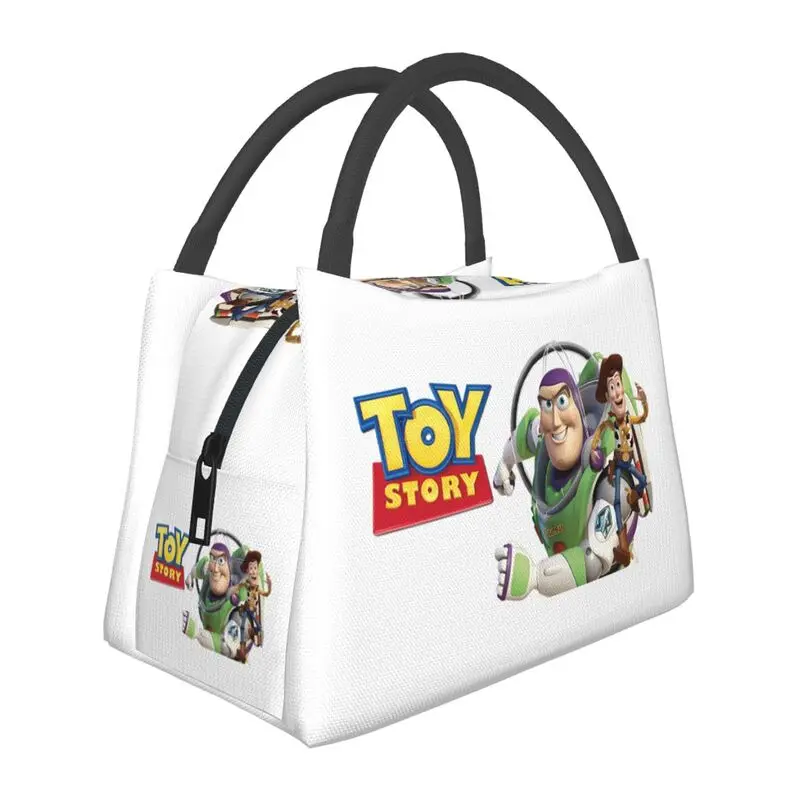 

Toy Story Anime Manga Insulated Lunch Bags for Women Leakproof Cooler Thermal Lunch Tote Office Picnic Travel