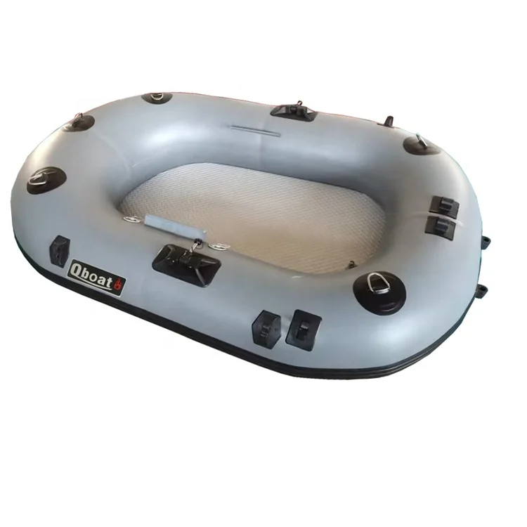 Portable 3M PVC Inflatable Dinghy Fishing Pontoon Boats 3 Layer Racing Boats For Water Sports And Leisure For 5 People