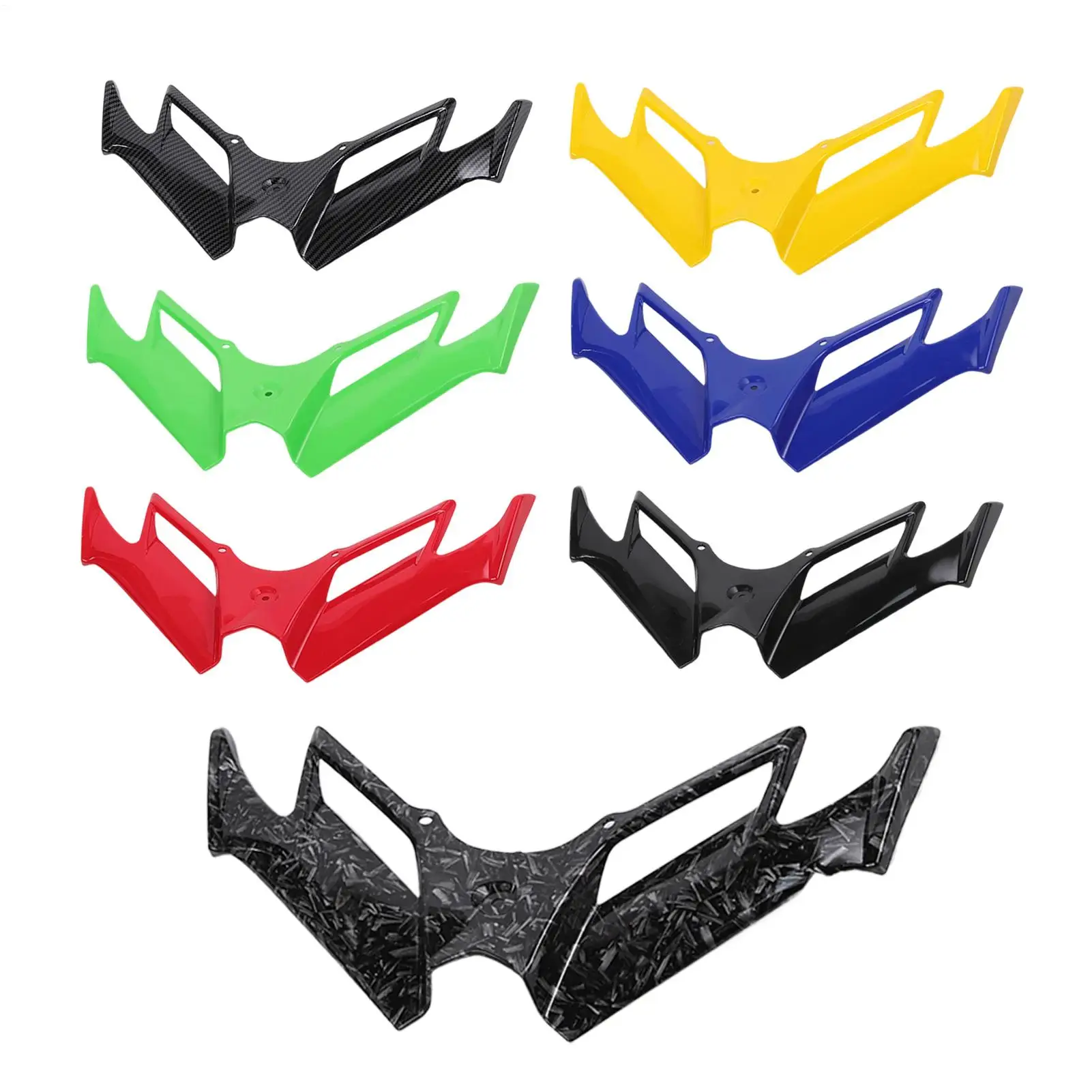Motorcycle Side Wind Wings Motorcycle Front Fairing Winglets Motorbike Shark Fin Fairing Bird Beak Spoiler Aerodynamic Wing
