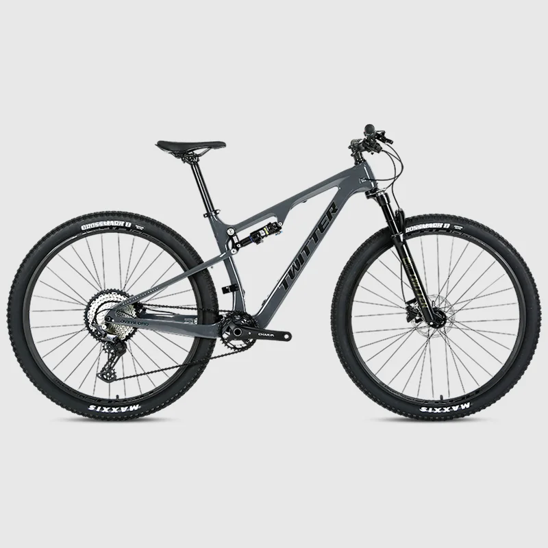 Carbon  Mountain Bike Deore Full Suspension Mtb with Rear Shox Bicycle for Adults