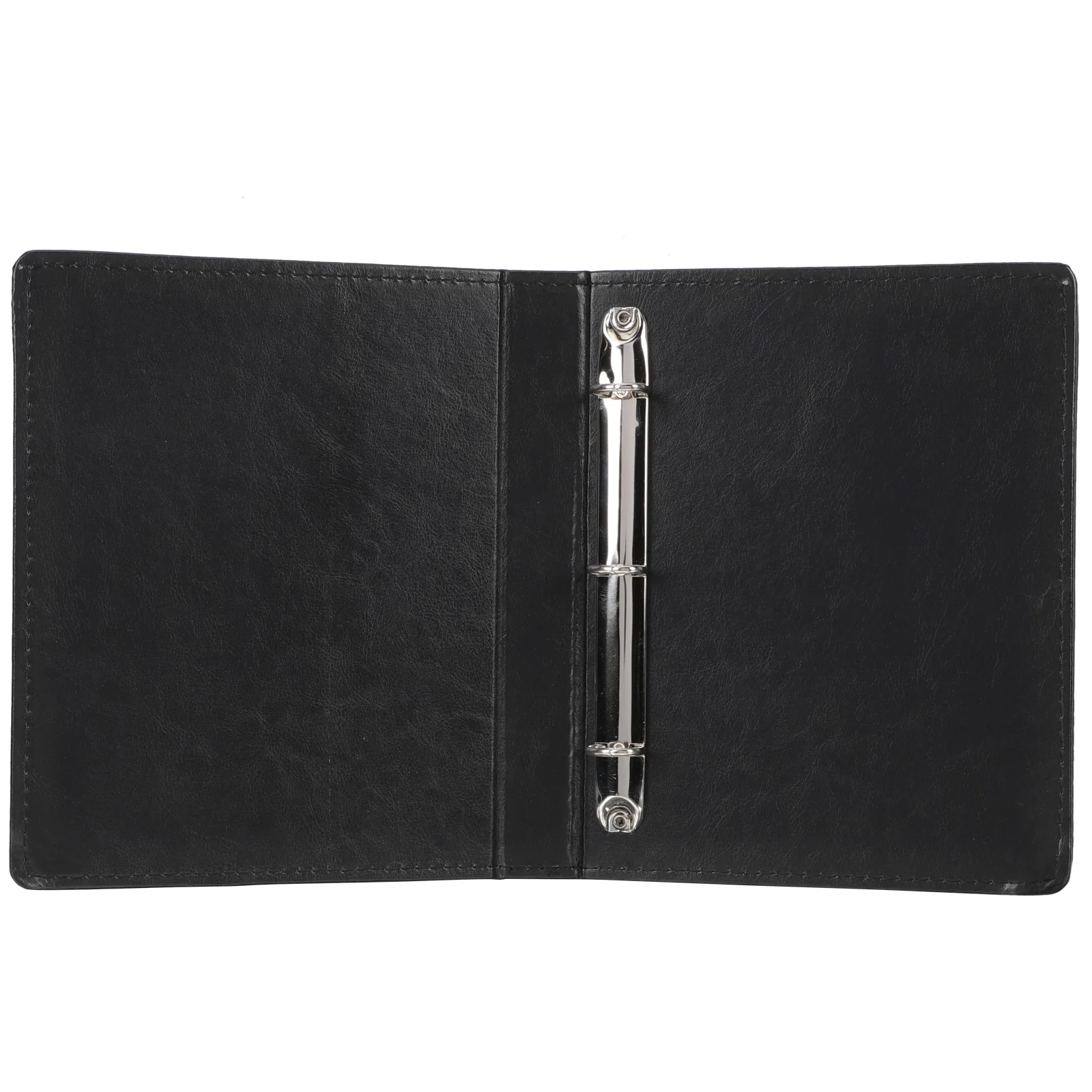 

PU Stamp Collecting Album A5 Black Binder Coin Collection Book Postcard Holder Lightweight Reusable Premium Material