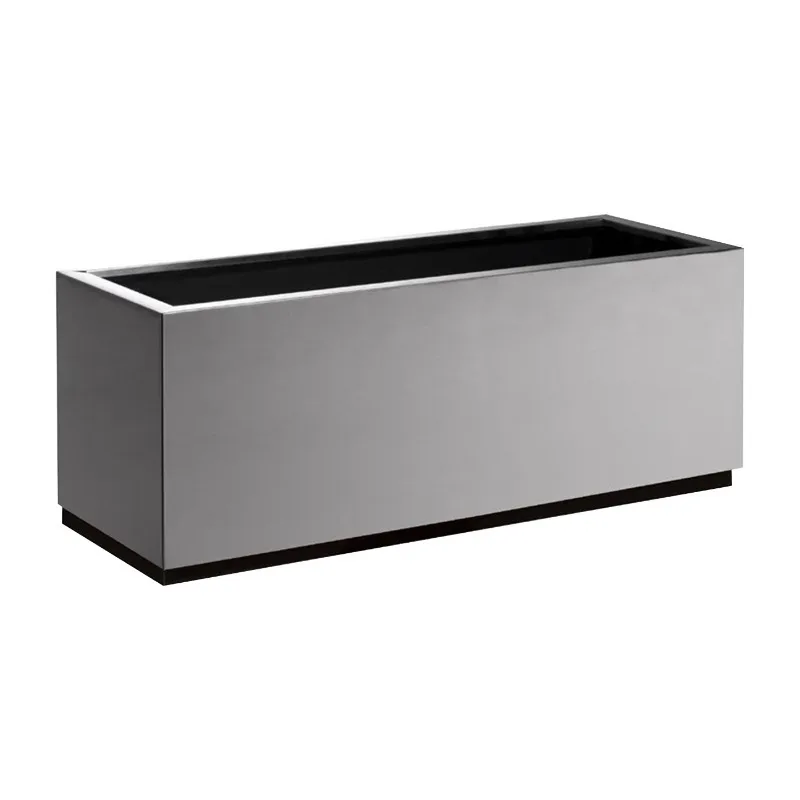 

Stainless steel flower box removable outdoor balcony flower arrangement stand