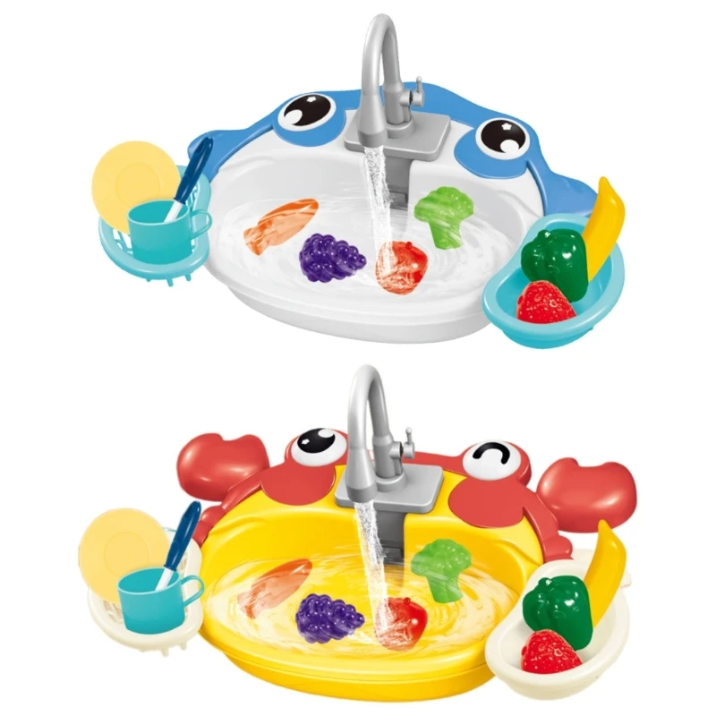 Jouet d'évier cuisine pour enfants, Simulation lave-vaisselle électrique, jouets cuisine, jeu rôle pour