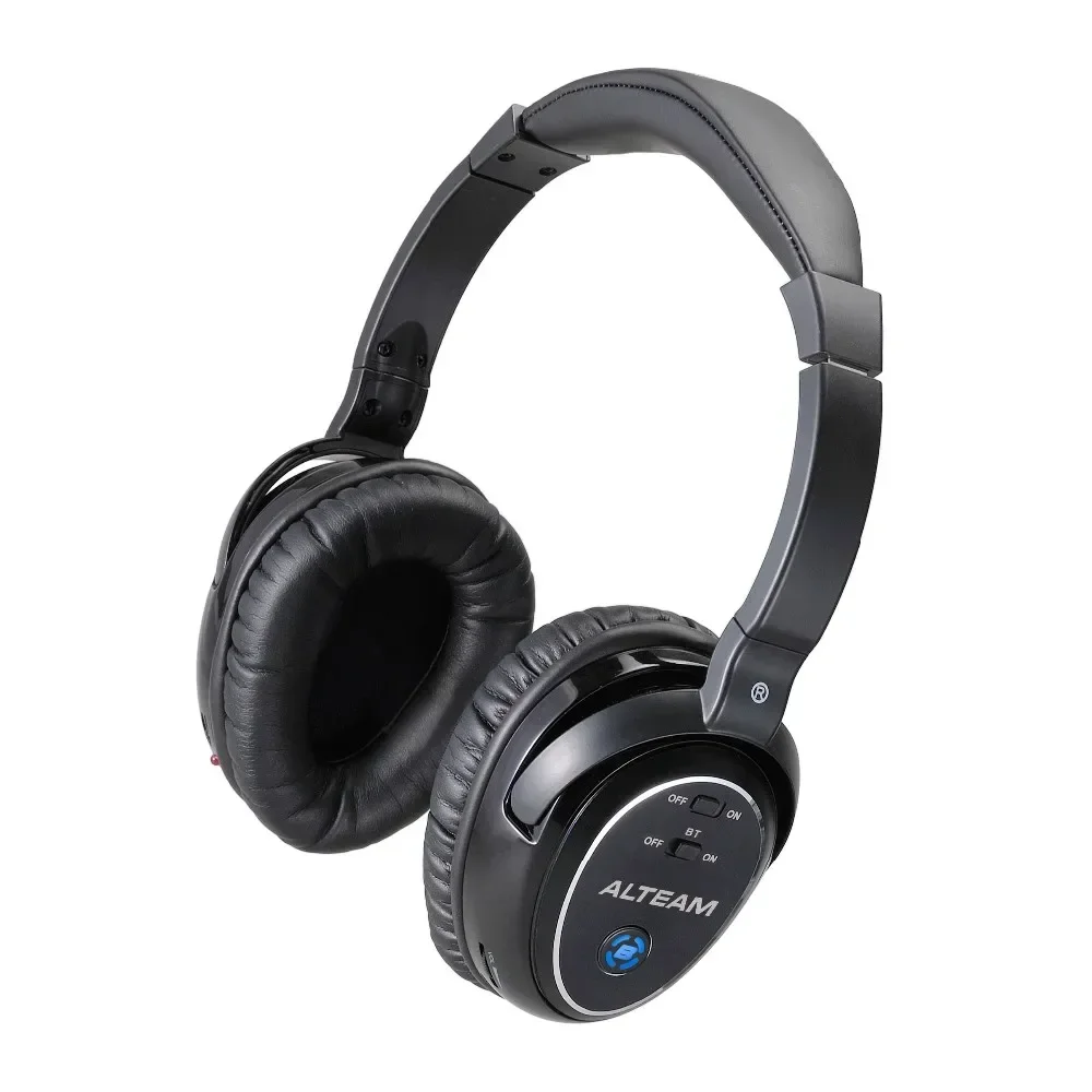 

Wireless Stereo Bongiovi DPS ANC Headset over the ear Bass Sound Noise Cancelling Headphones