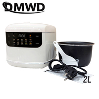 MultiCooker 2L Electric Rice Cooker 110V/220V Non-Stick Soup Stew Pot 1-3 People Mini Cooking Machine Meal Steamer Food Warmer