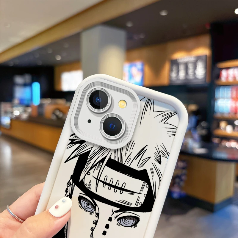 Anime N-Naruto Zwykłe etui na telefon do iPhone 15 14 13 12 11 Pro Max 15 14 8 7 6 Plus X XS Max 8 7 Silikonowe etui na telefon odporne na wstrząsy