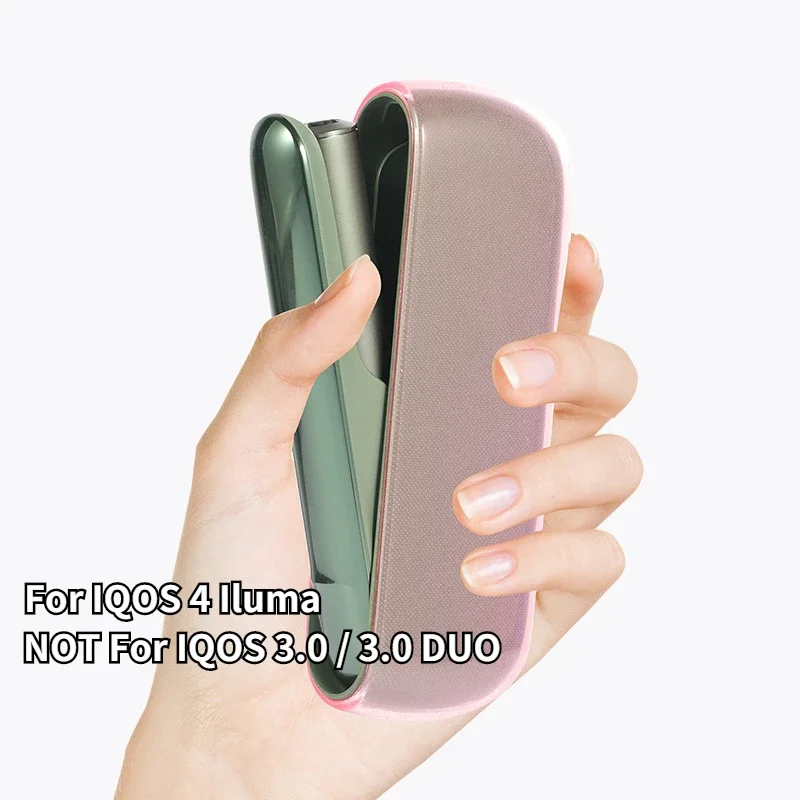 5 Colors Soft Clear TPU Case for IQOS ILUMA Cases Cover Shell Holder Pouch Storage Bag Protection E-Cigarette Accessories