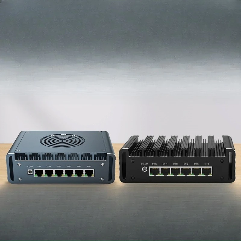 N100 computer 8505 mini micro host I7-1265U six network interface card soft routing industrial computer