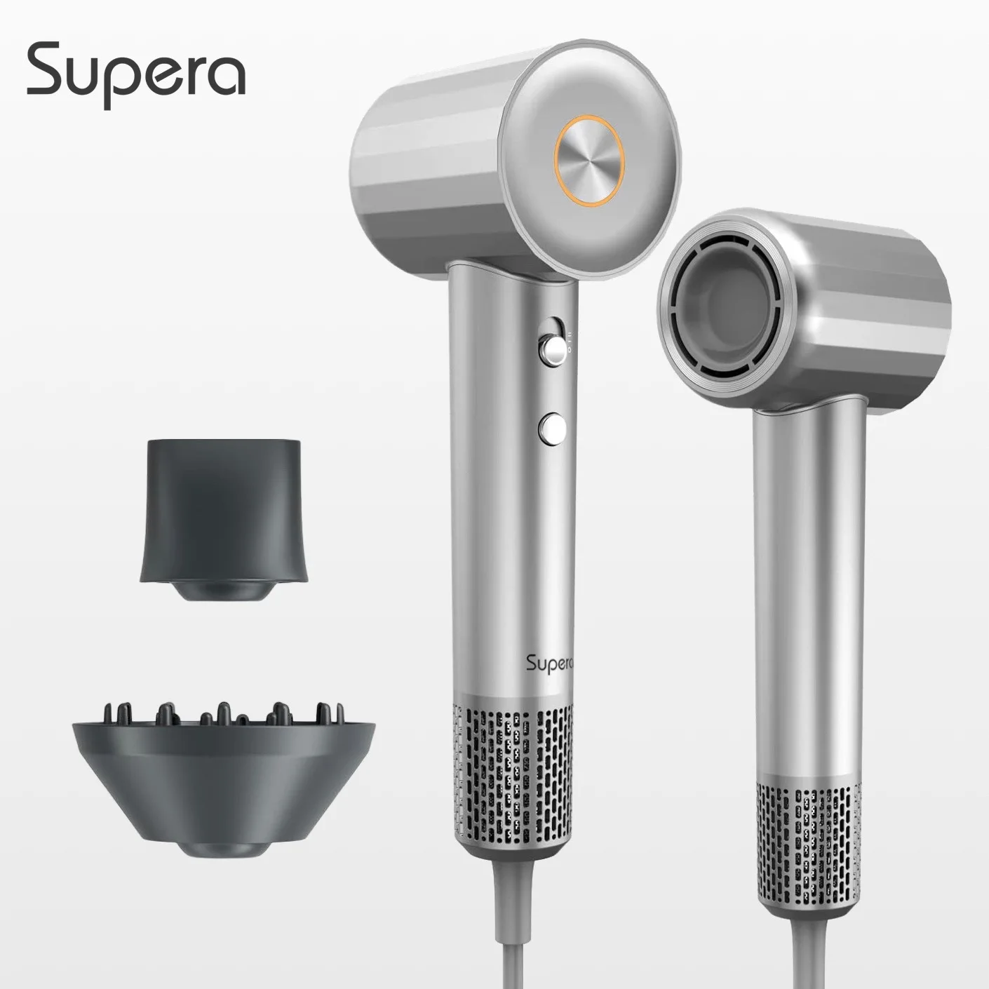 Supera Ionic Hair Dryer For Hair Ultra High Speed Motor 220V 1600W Styling Tool Professional HairDryer Negative Ion Hairdryers