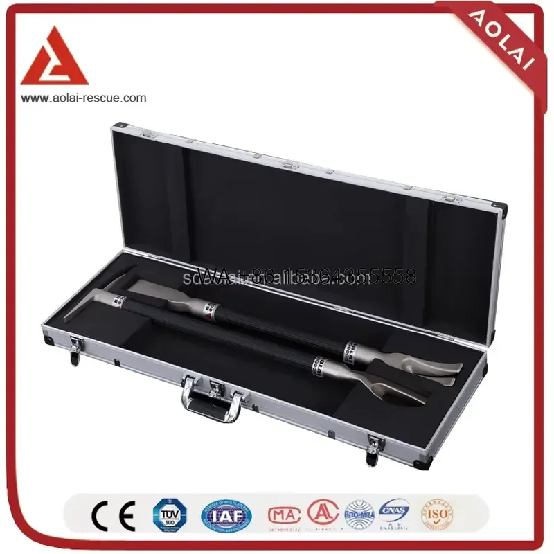 Wmwmnu for QFS-A Portable Hand Crowbar Rescue Tools Equipment Hooligan Tool Application Chisel Cut Smash Lift Rescue Set