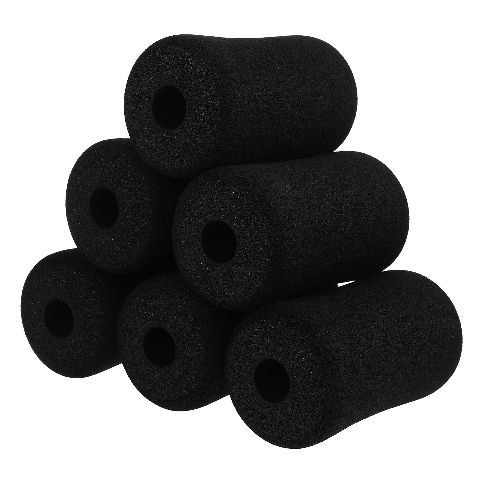 

6 Pcs Foam Fitness Equipment Universal Situp Board Leg Attachment Weight Bench Covers Gym Home Exercise Machine Replacement Pads