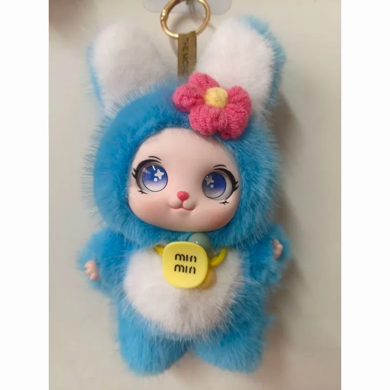This Year's New Cute Family Vinyl Kitten Pendant Keychain Explosions Doll Plush Pendant Schoolbag Pendant Children's Gifts.