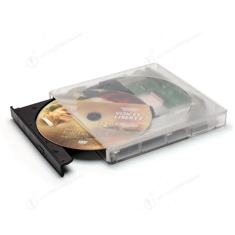 New transparent DVD burner notebook desktop external TYPE-C + usb3.0 mobile optical drive box