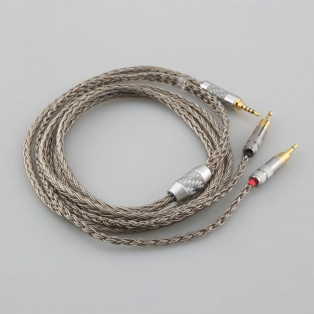 HiFi Balance 2.5/3.5mm Xlr 4.4 male to Dual 2.5 mm 16 Cores Headphone Earphone Cable For hd 700 sennheiser hd700 nw zx300a