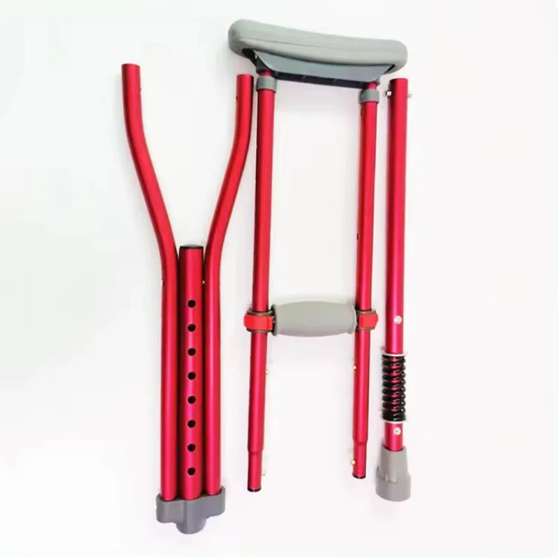 Aluminum telescopic foldable adjustable folding prices walking underarm crutches trade for hospital