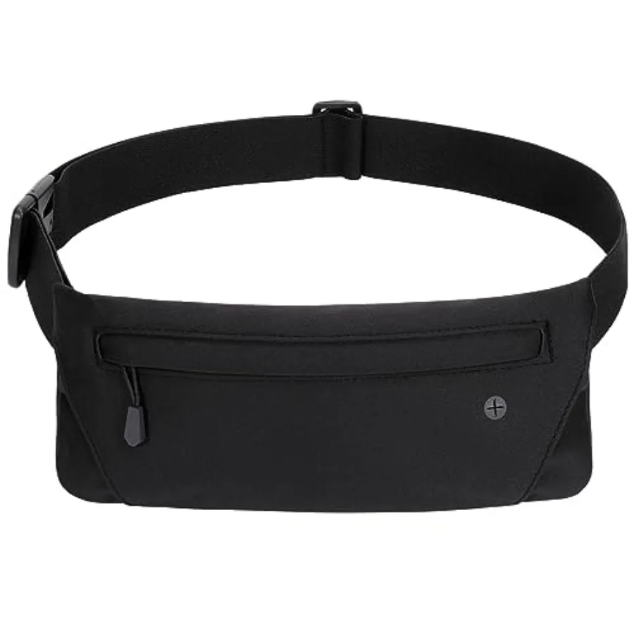 

WHIPPY Slim Running Belt Fanny Pack for Women Men Elastic Runners Belt Waist Pouch Chest Bag Phone Holder Waist Pack for Runnin