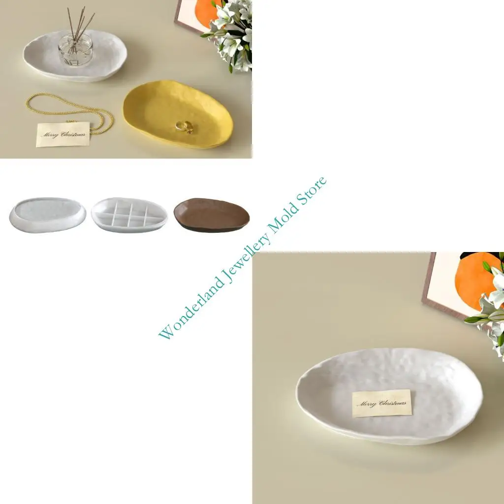 

H7EB Silicone Rock Mould Create Glossy Resin Jewelry Dishes Crafting Tool