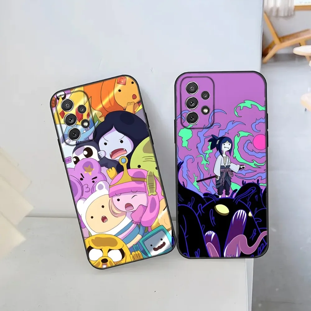 

Cartoon A-Adventure Time Phone Case For Samsung S25,S24 Ultra,S20,S30 plus,S22 plus,S23,S30 ultra 5G Silicone Cover