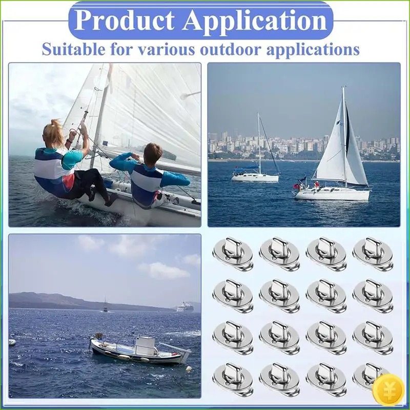 50Pcs Set Grade Twist Lock Fasteners Turn Button Eyelets & Studs, Canvas Marine Fasteners Turn Button