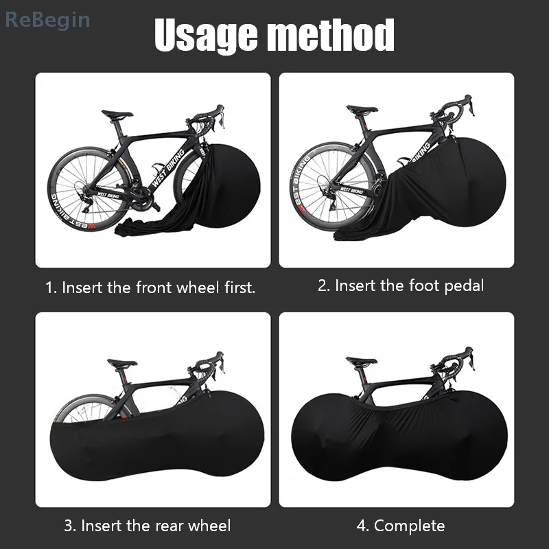 

[P]Bike Protector Cover MTB Road Bicycle Protective Gear Anti-dust Wheels Frame Cover Scratch-proof Storage Bag Bike Accessories