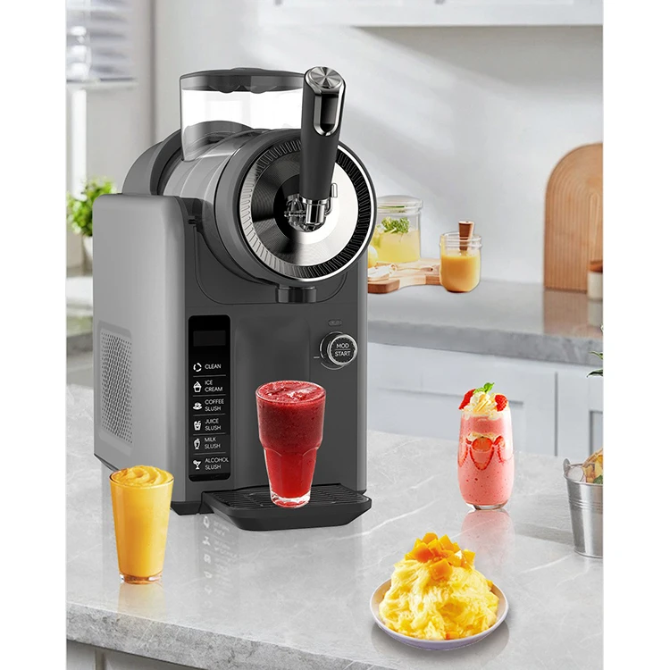 

Electric All in One Promotion Commercial Portable Soft Ice Cream Multi-Purpose Ice 1 Slushie Machine Frozen Drink