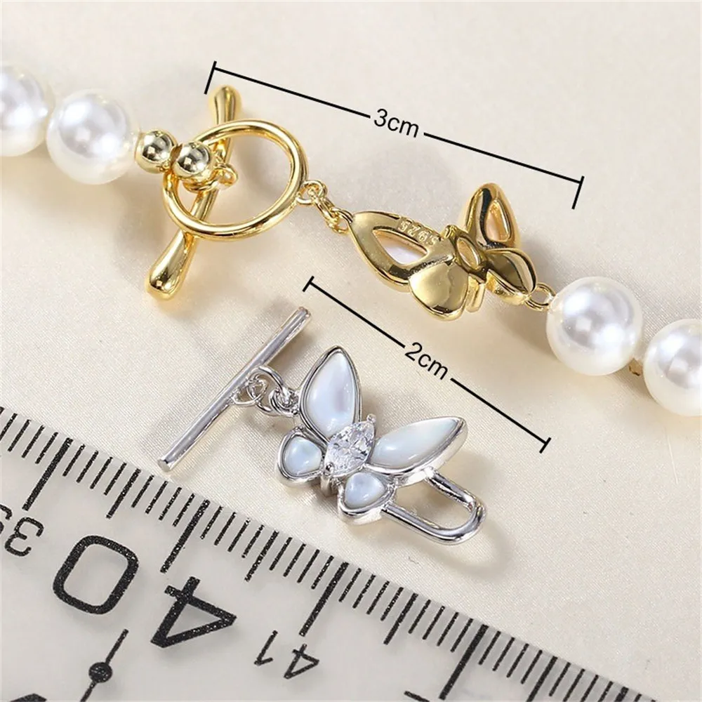 S925 Sterling Silver Jewelry Clasp for DIY Necklace Bracelet Jewelry Findings Connector Hook 925 Silver Clasps Crafting Supplies