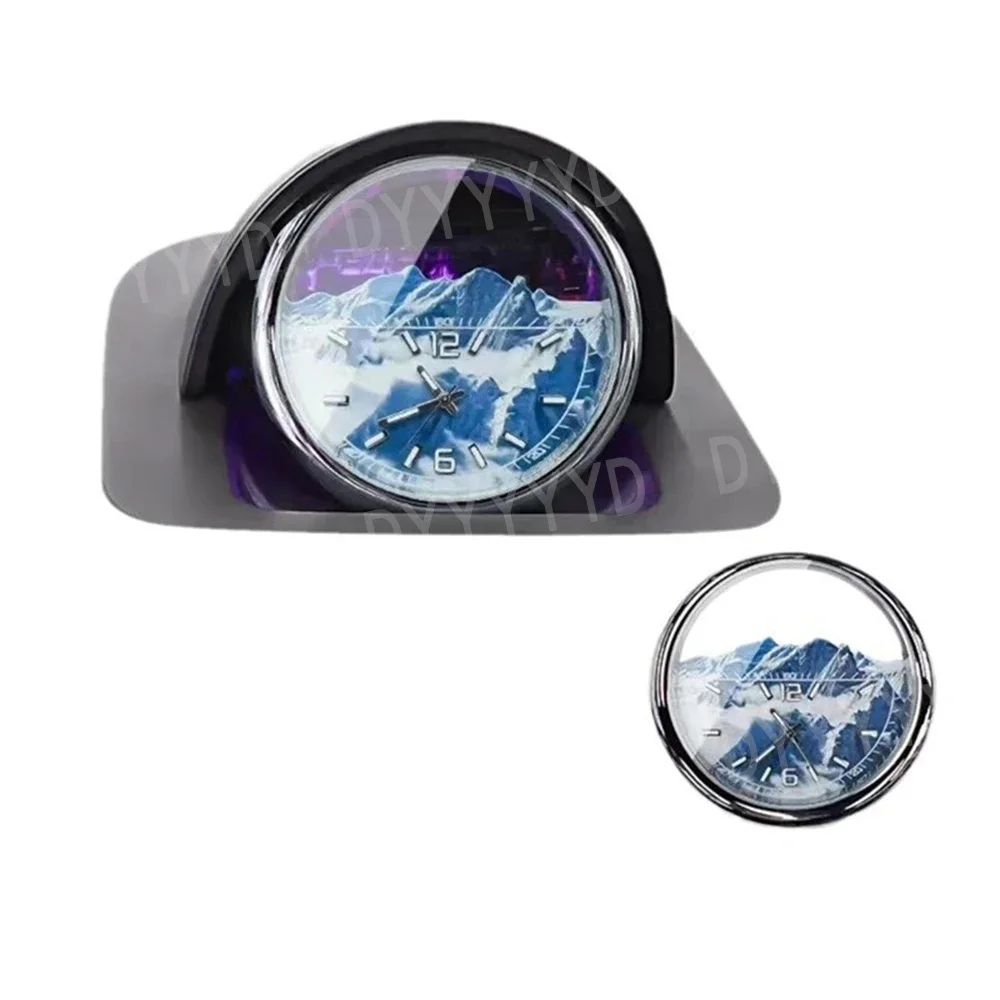 لساعة Wenjie AITO M9 ساعة توقيت السيارة العالمية المعدلة الذكية استمتع بعالم نجمة خاصة على مدار الساعة المتناثرة في المركز #6