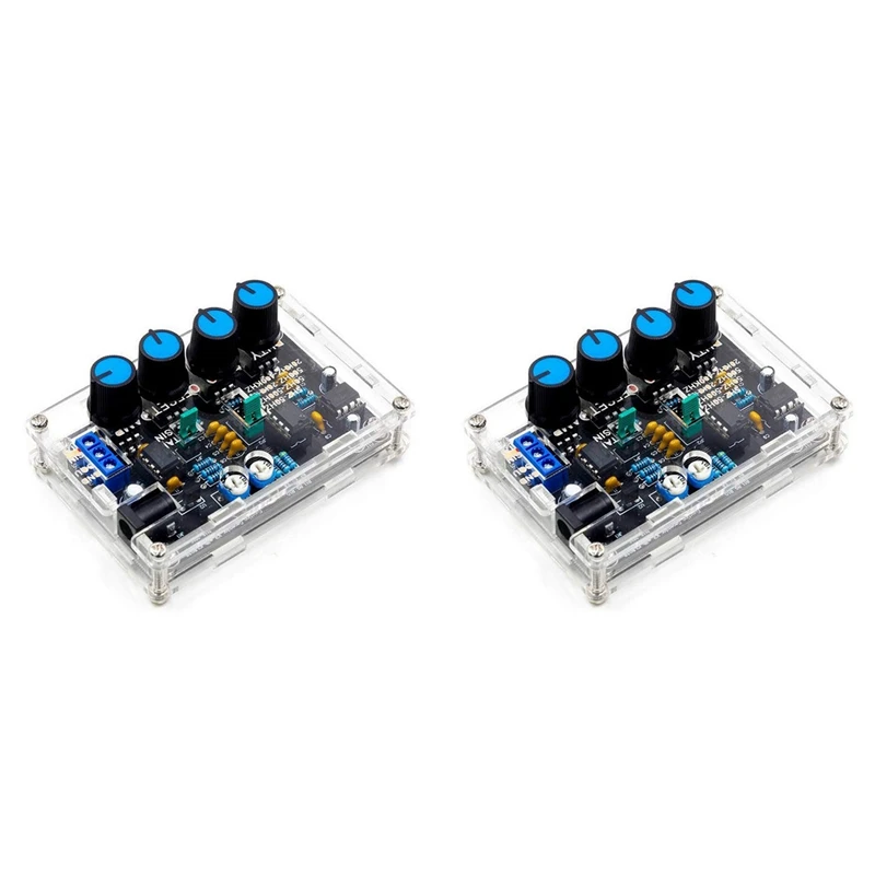 2X ICL8038 High Precision Adjustable Signal Generator Kit Sinusoidal Triple-Cornered Square Sawtooth Output 5Hz-400Khz