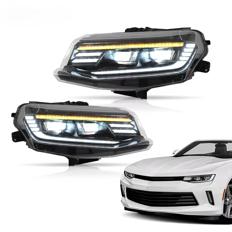 

Factory LED Other Headlights Auto Lighting Systems Car Sequential Synth Accessories For Chevrolet Camaro 2016 2017 2018