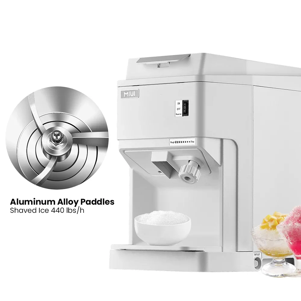 %a For MIUI Shaved Crusher Machine Ice Shaver Electric Snow Cone Snowie Fine Commercial 110v 220v Quantity Power Parts Sales Ty