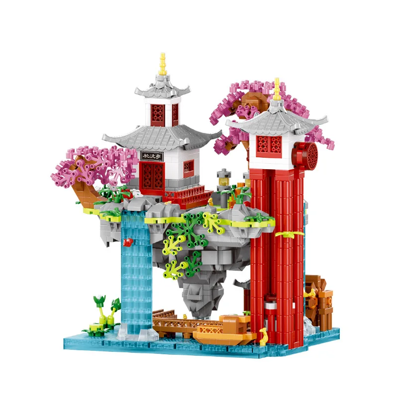 Ensemble de Construction de briques micro d'architecture, Mini blocs de Construction créatifs pour enfants de 6 à 12 ans, cadeaux d'anniversaire pour adultes et filles