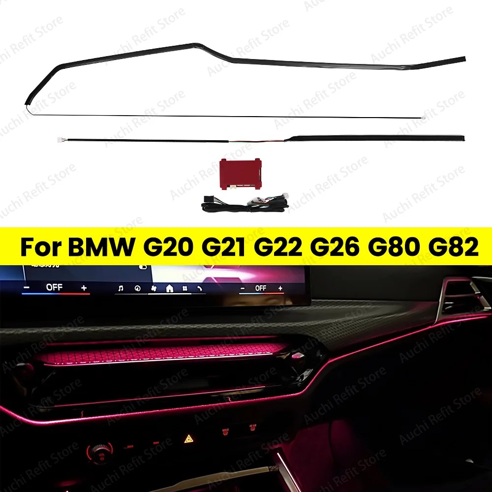 11 Colors Led Central Control Atmosphere Light for BMW 3 Series 4 Series G20 G21 G22 G26 G80 G82 Internal Car Accessories 2025