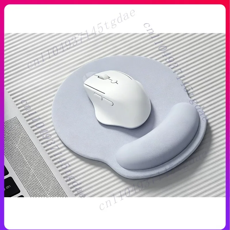 Wireless Charging Mouse for HP Ergonomic Computer Office Mouse with Wrist Pad, Matte White