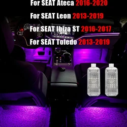 LED Auto-interieur Voetenruimte Omgevingslicht Sfeer Lamp Decoratieve Accessoires Voor SEAT Ateca Leon Ibiza ST Toledo 2013-2019