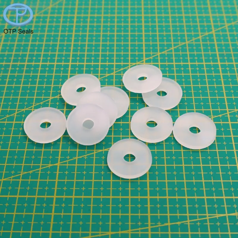 Custom Seals PCTFE Gasket Seal 7x25.5x3mm Polychlorotrifluoroethylene Non-Standard Manufacturer Sealing Solutions OEM ODM
