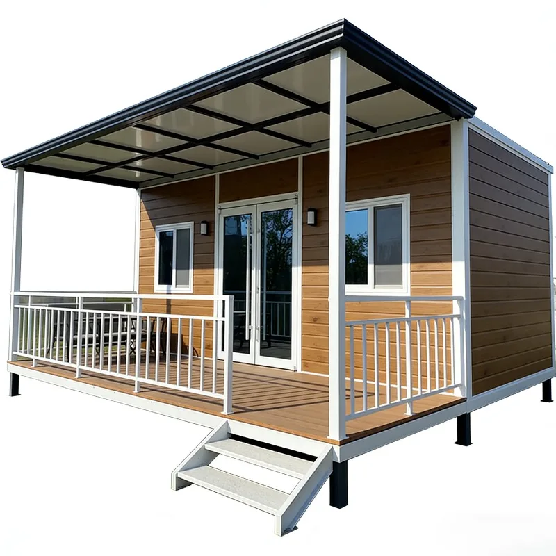Unfolding Double Wing Folding House Temporary Room Home Sunshine Room 3-in-1 Simple Temporary Folding House Expansion Room