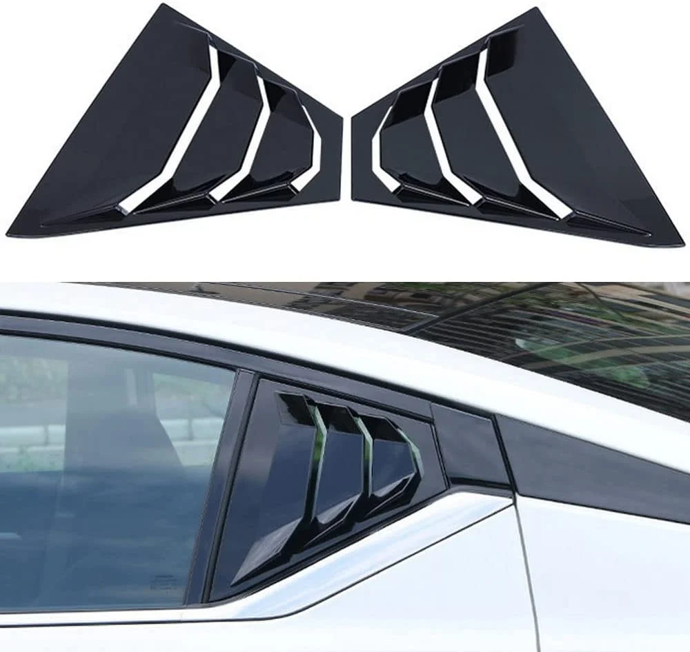 

Nissan Altima Rear Window Louver Shutter Cover Trim Fit Nissan Altima 2019-2022 Side Window Louvers Air Vent Scoop Shades