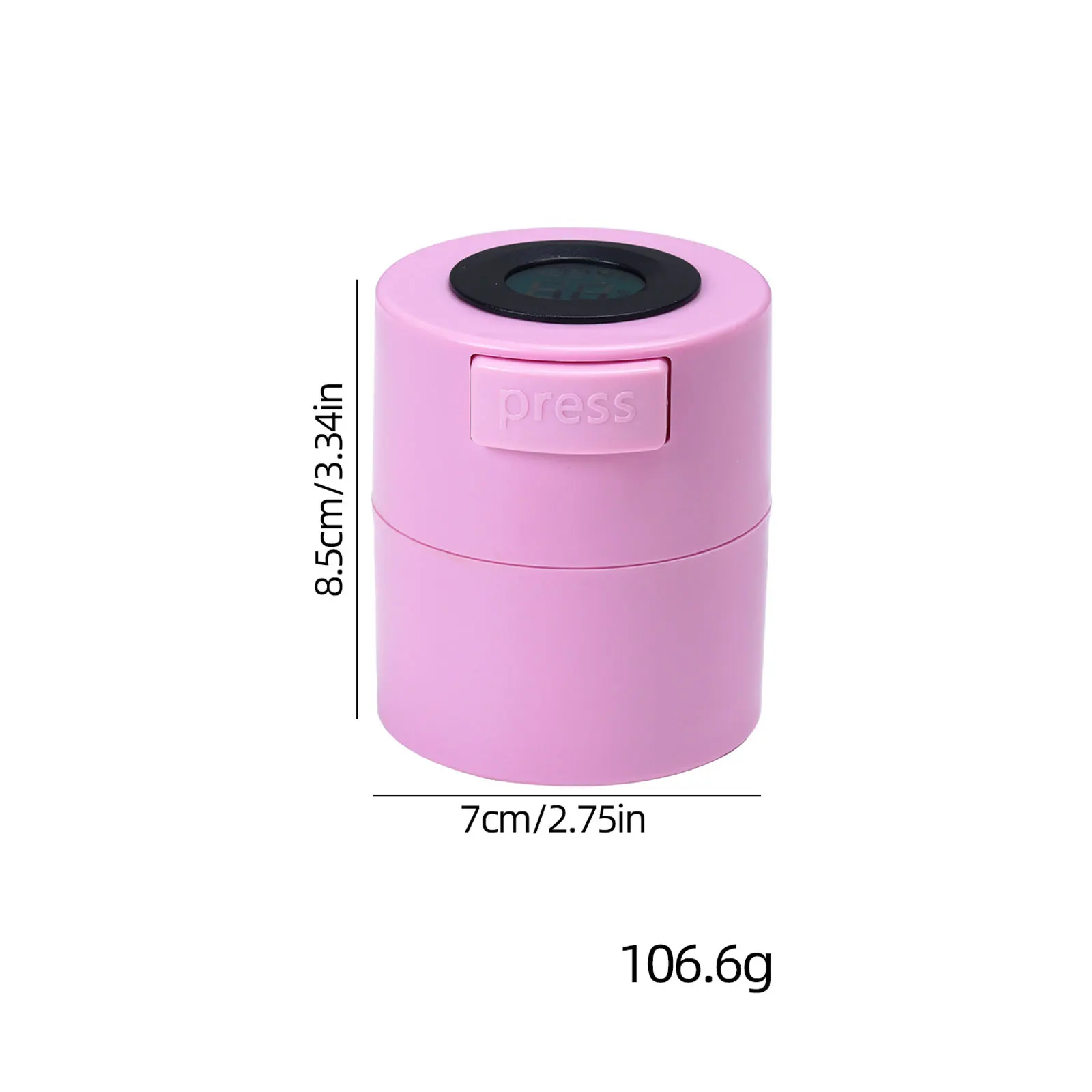 Wimpern Kleber Lagerung Tank Container Mit Thermometer Carbon Versiegelt Auslaufsicher Wimpern Verlängerung Kleber Ständer Lagerung Jar Werkzeug