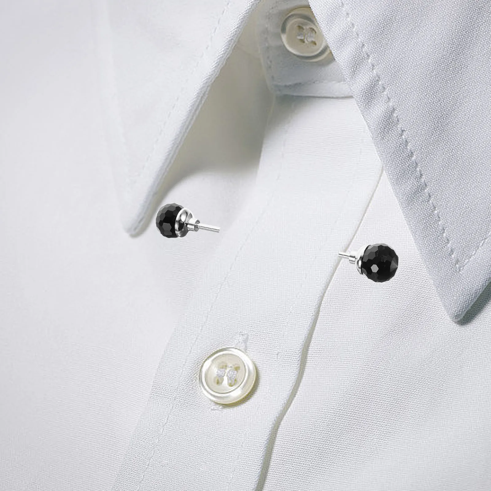 

Crystal Collar Needle Lapel Pin for Men Shirt Brooch Men's Jewelry Suit Mens Accessories