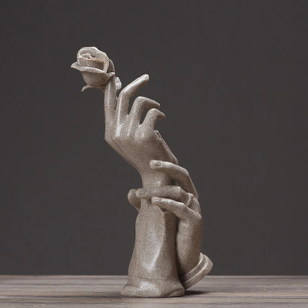 

Rose Decor Figurine Elegant Artistic Craftsmanship Wedding Gift Home Bedroom Office Decoration Aesthetic Photo Prop