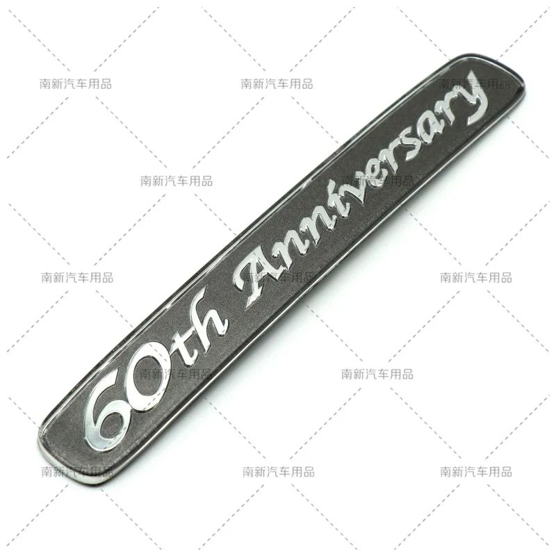 

3D 60th Anniversary Car Trunk Zinc Alloy Adhesive Badge Emblem Rear Body Tailgate Adhesive Badge for Toyota Land Cruiser