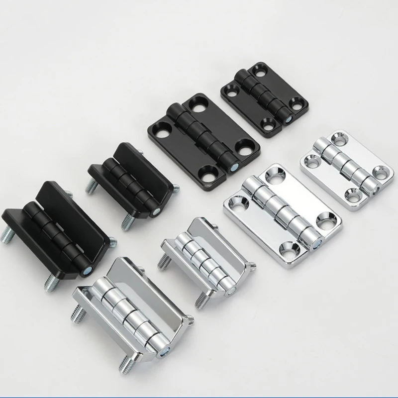 2pcs Heavy-Duty Stud Zinc Alloy Hinge for Distribution Box Electrical Cabinet Door Industrial Machine Tool Accessory
