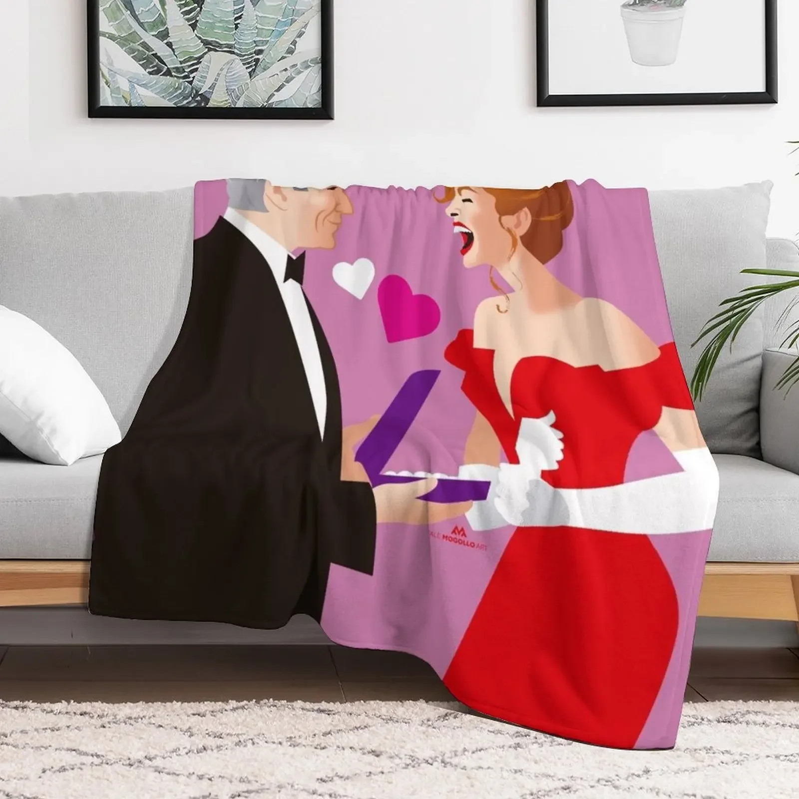 Jewelry box Throw Blanket Warm Flannel Blanket for Couch Chair Bedroom