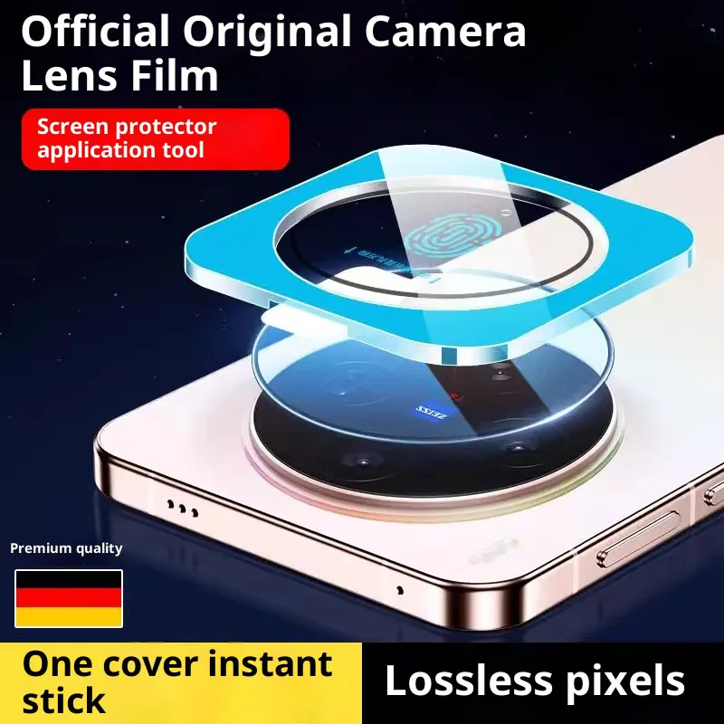 

Full Glue Camera Lens Tempered Glass for vivo X300 Pro Camera Protectors for vivo X300 Film Lens Cover Locator Installation